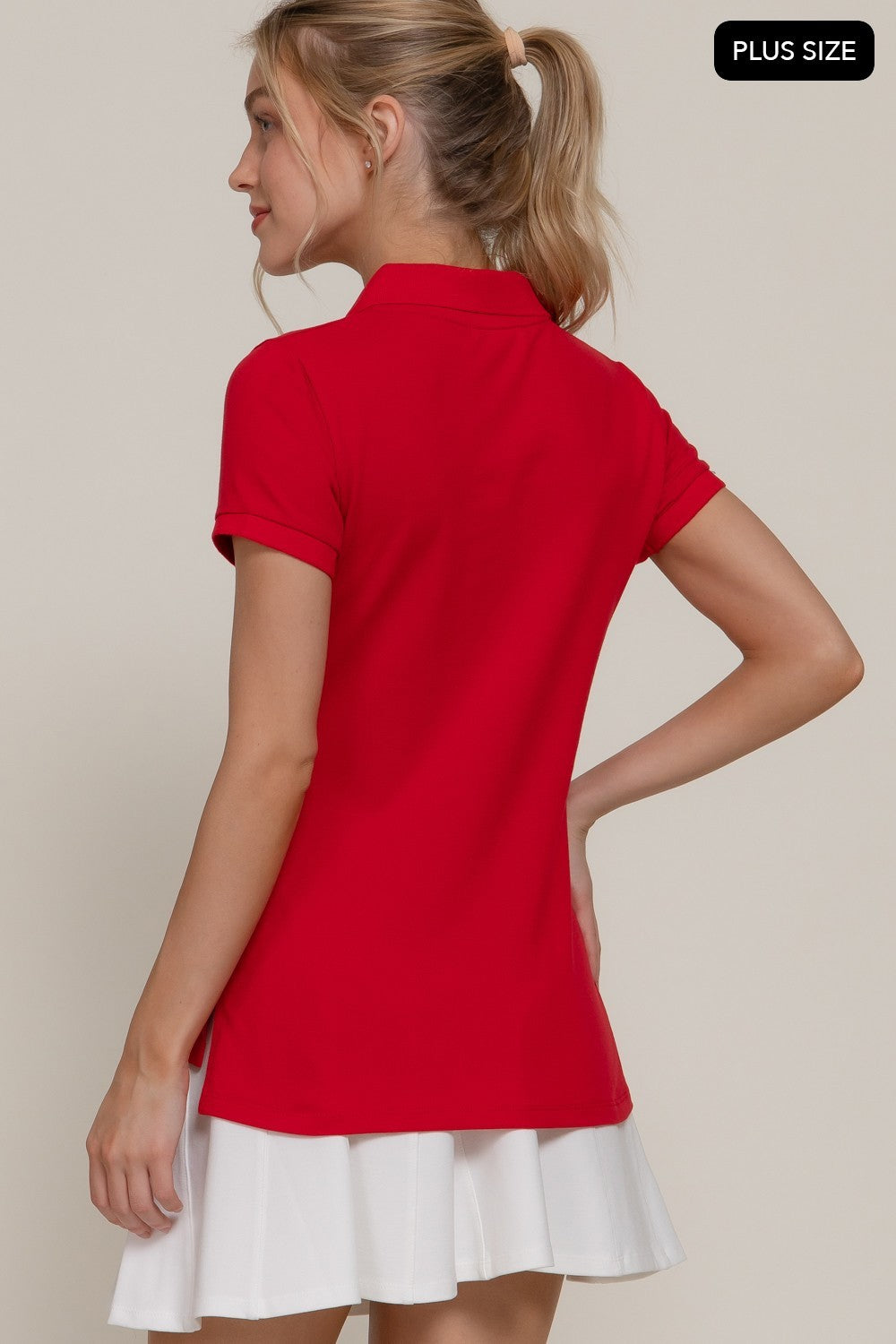 Short Sleeve Classic Pique Polo Top