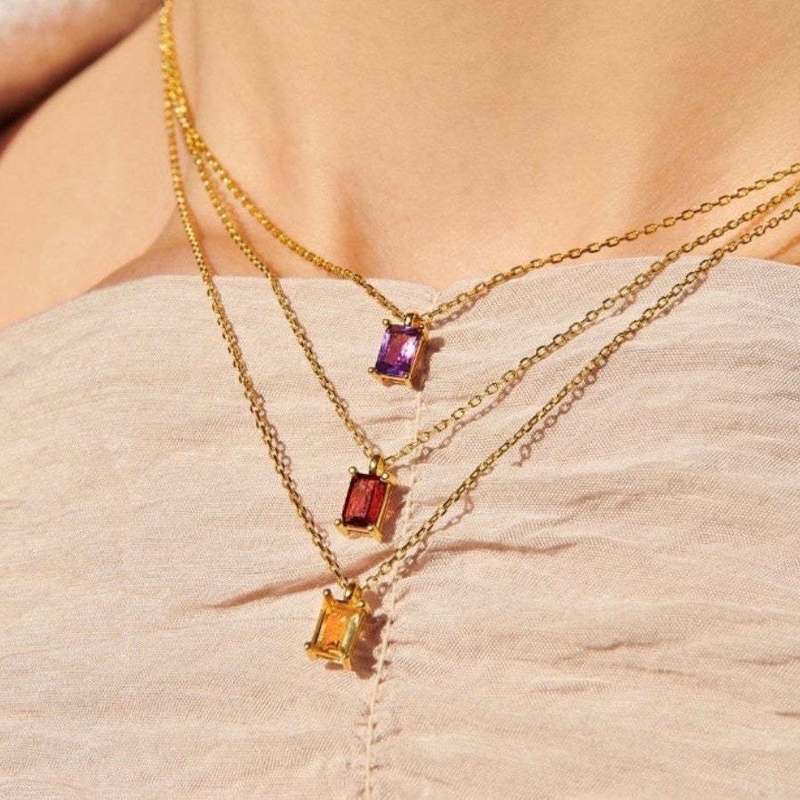 Bar Glow Necklace Stella Harte
