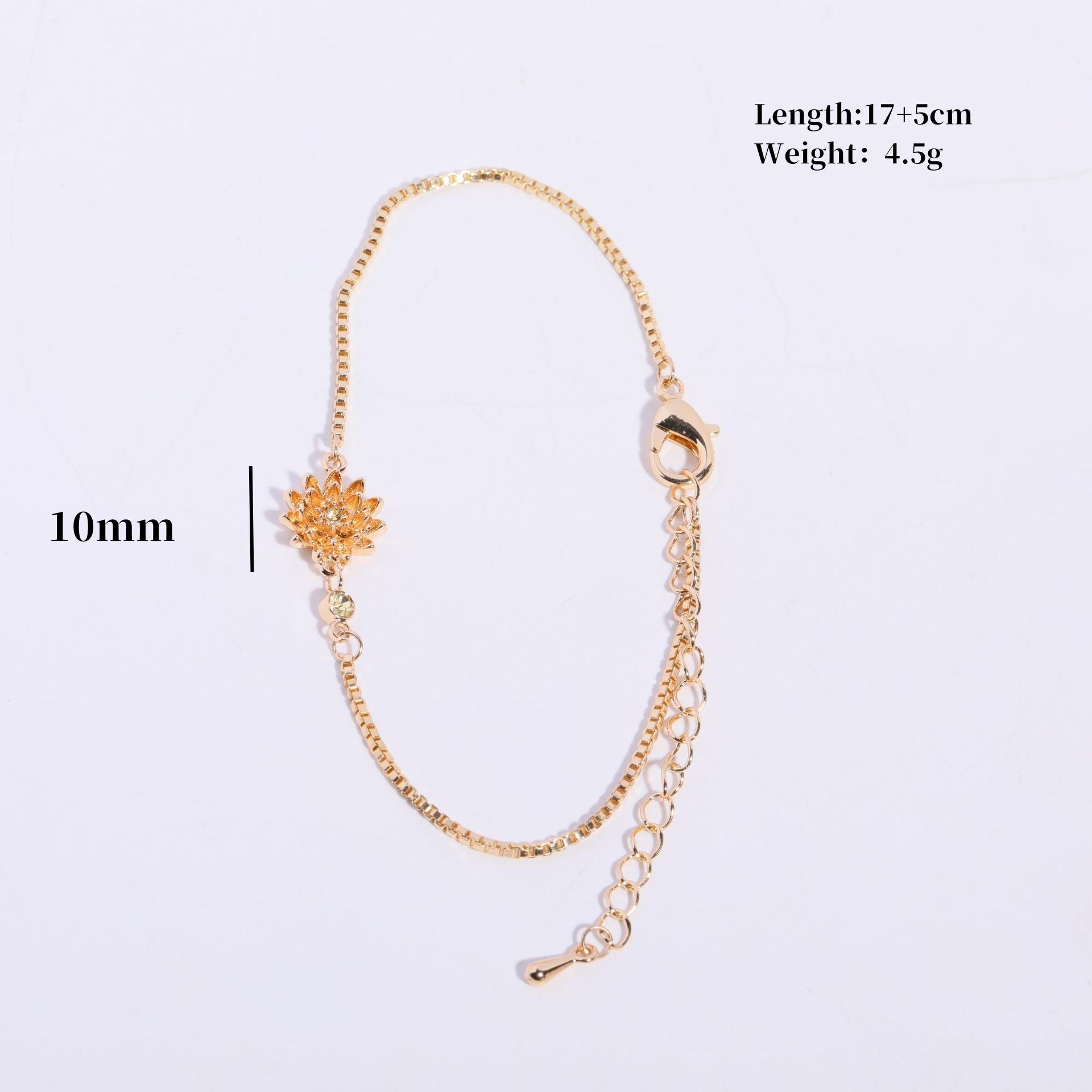 Petal Gem Bloom Bracelet