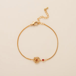 Petal Gem Bloom Bracelet
