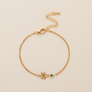 Petal Gem Bloom Bracelet