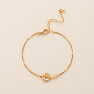 Petal Gem Bloom Bracelet