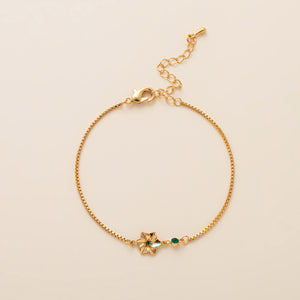 Petal Gem Bloom Bracelet