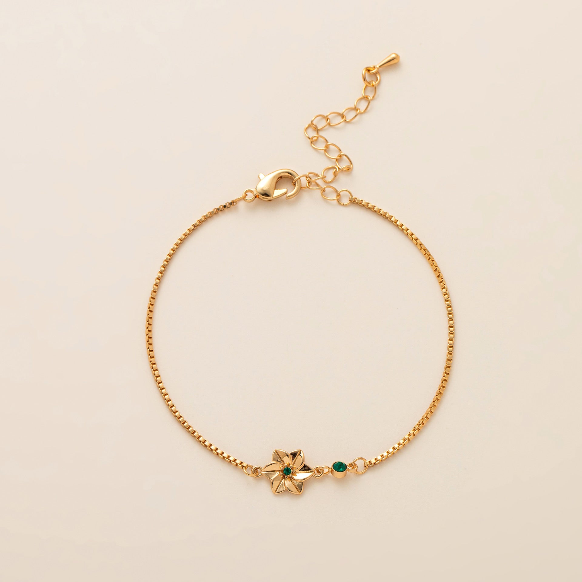 Petal Gem Bloom Bracelet