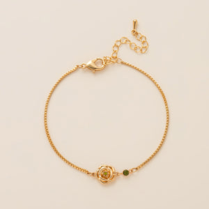 Petal Gem Bloom Bracelet