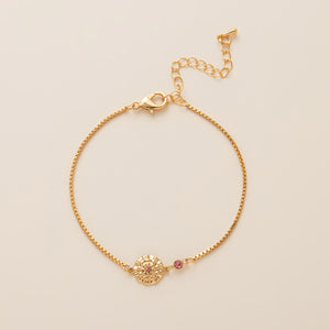 Petal Gem Bloom Bracelet
