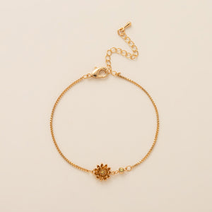 Petal Gem Bloom Bracelet