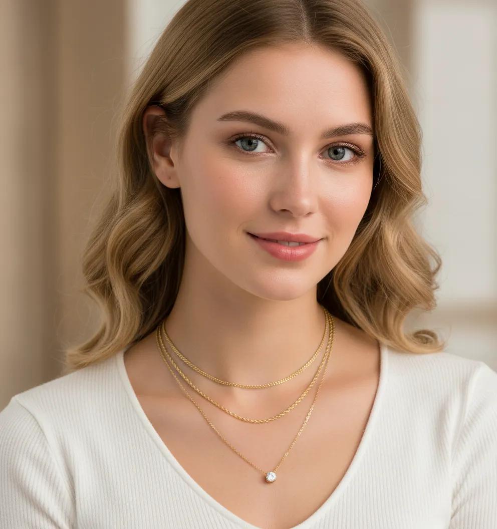 Rope Twist Glow Necklace Stella Harte