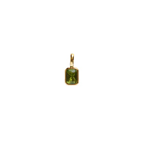 Birth Bar Gem Charm Necklace