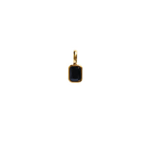 Birth Bar Gem Charm Necklace