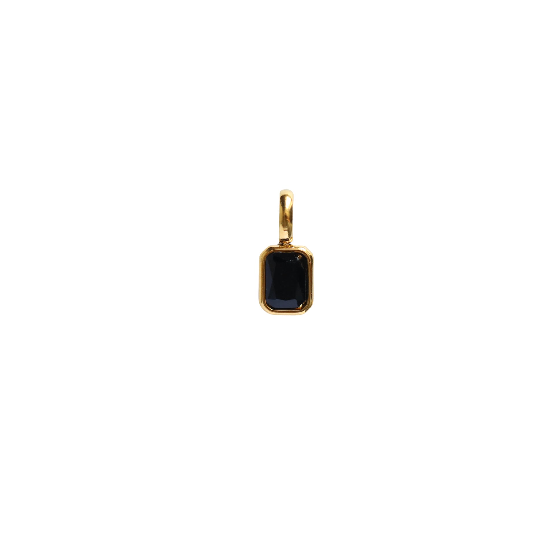 Birth Bar Gem Charm Necklace