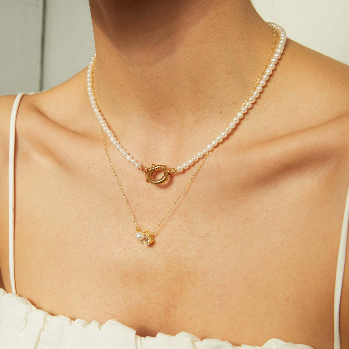 Pearl Birthstones Necklace Stella Harte