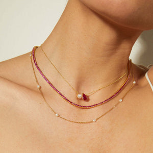 Pearl Birthstones Necklace
