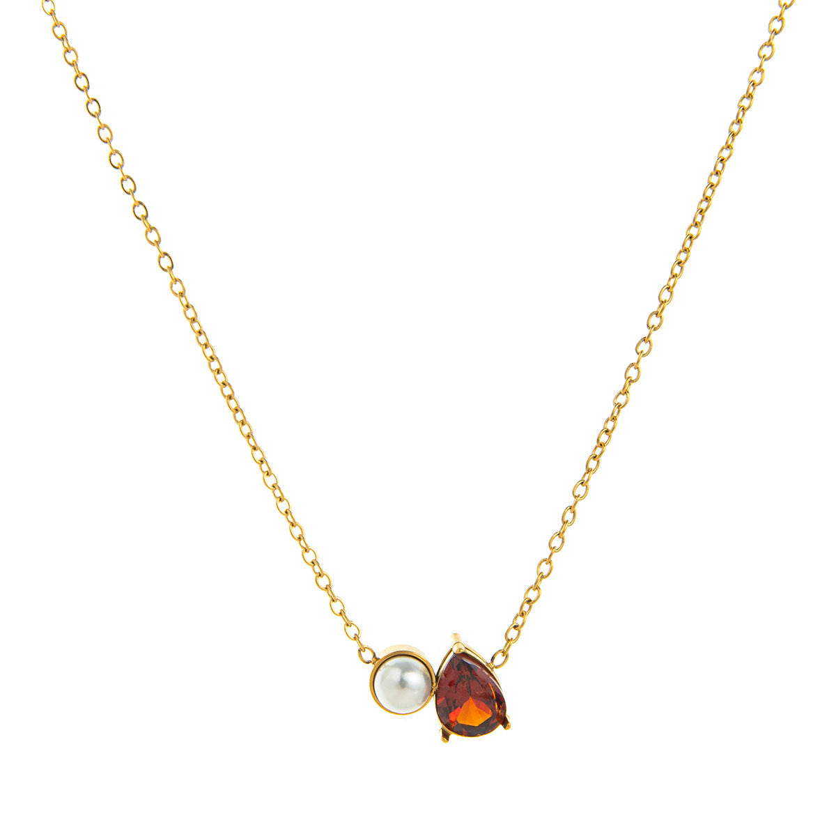 Pearl Birthstones Necklace Stella Harte
