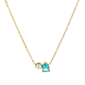 Pearl Birthstones Necklace