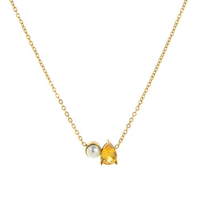 Pearl Birthstones Necklace