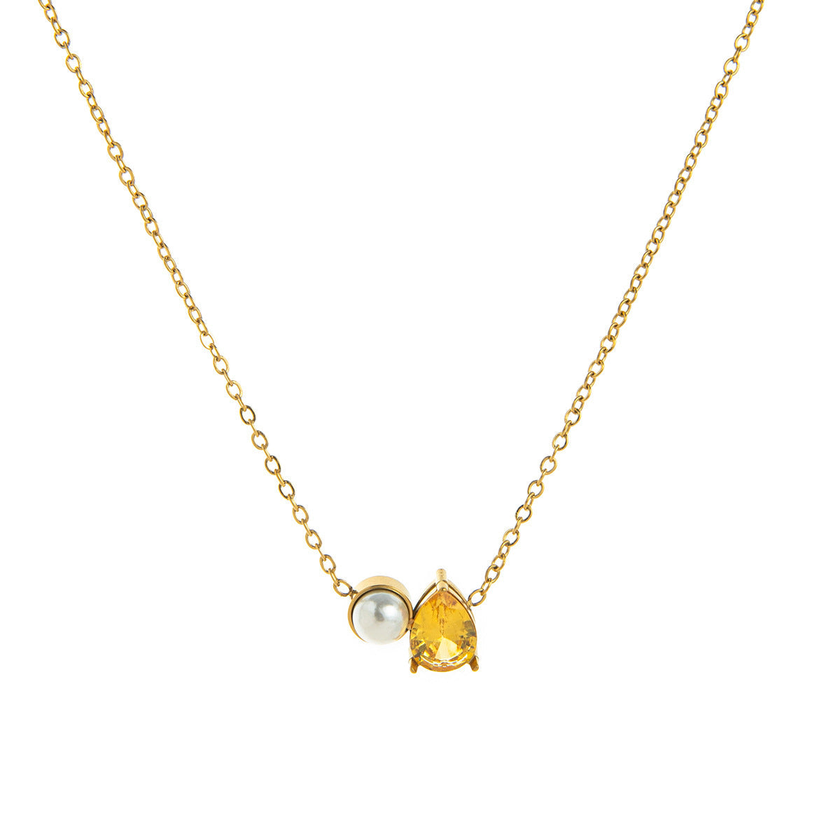 Pearl Birthstones Necklace Stella Harte