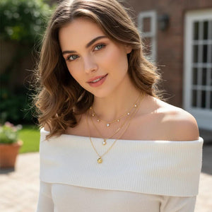 Dangle Spark Layer Necklace