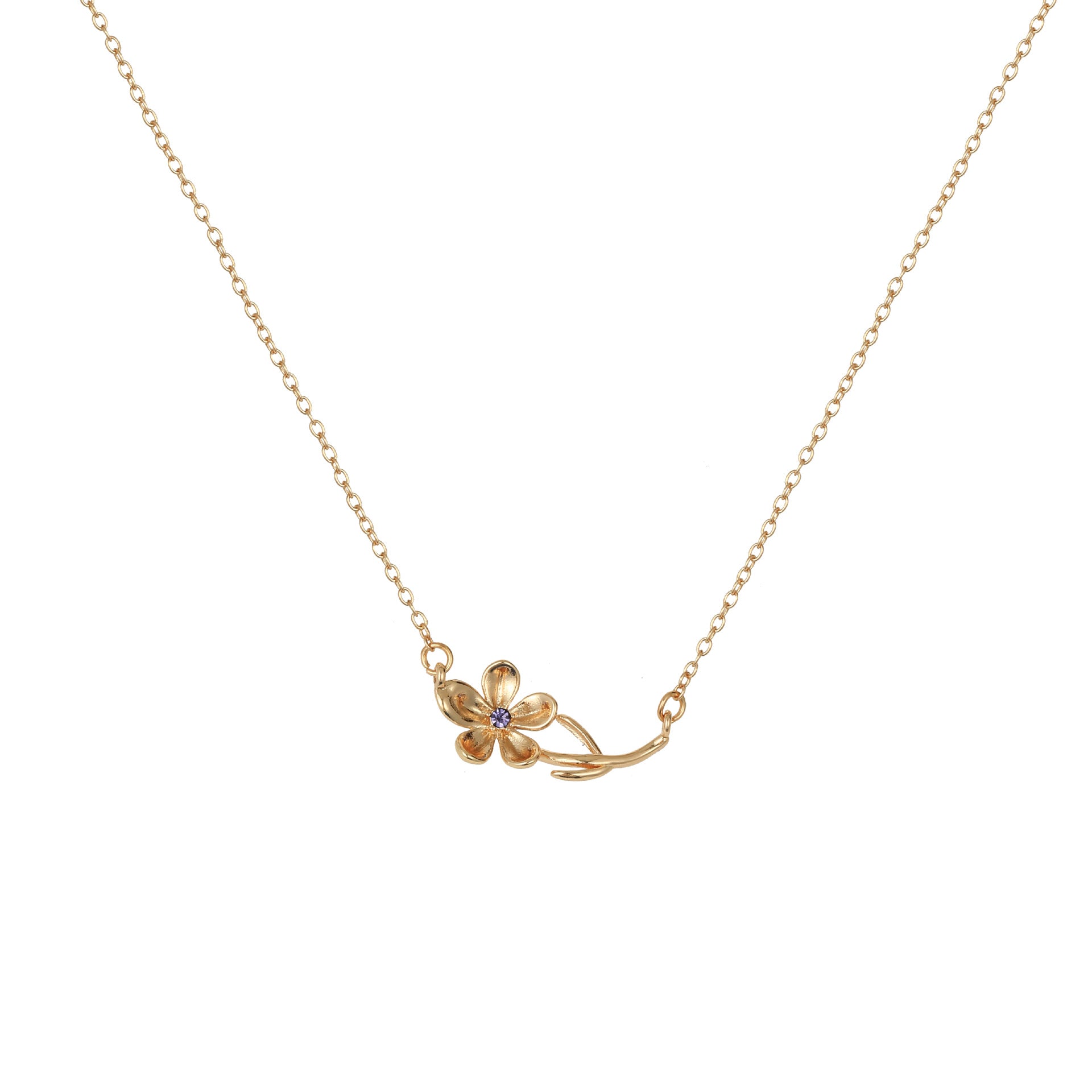 Mama's Bloom Birth Flower Necklace