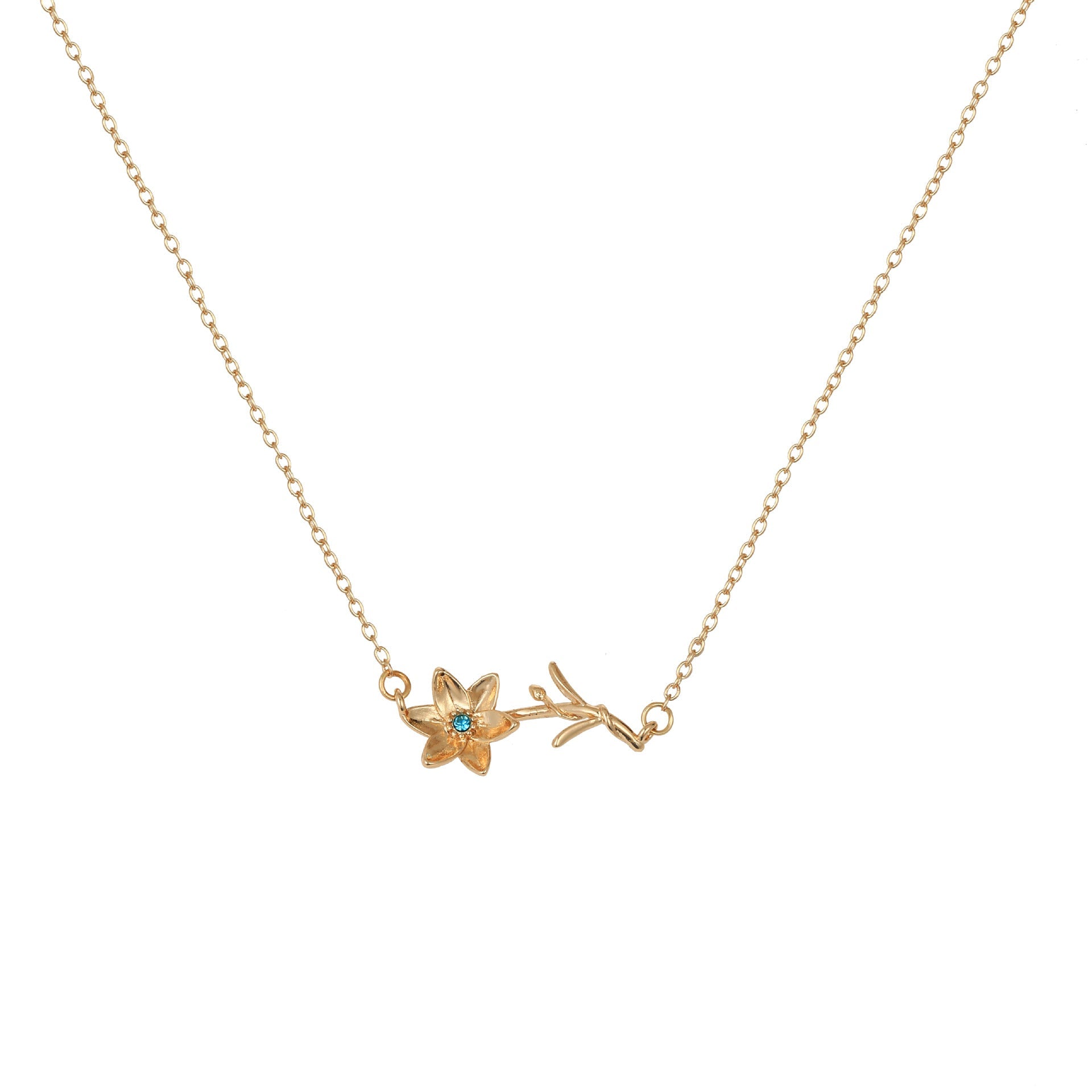 Mama's Bloom Birth Flower Necklace Stella Harte