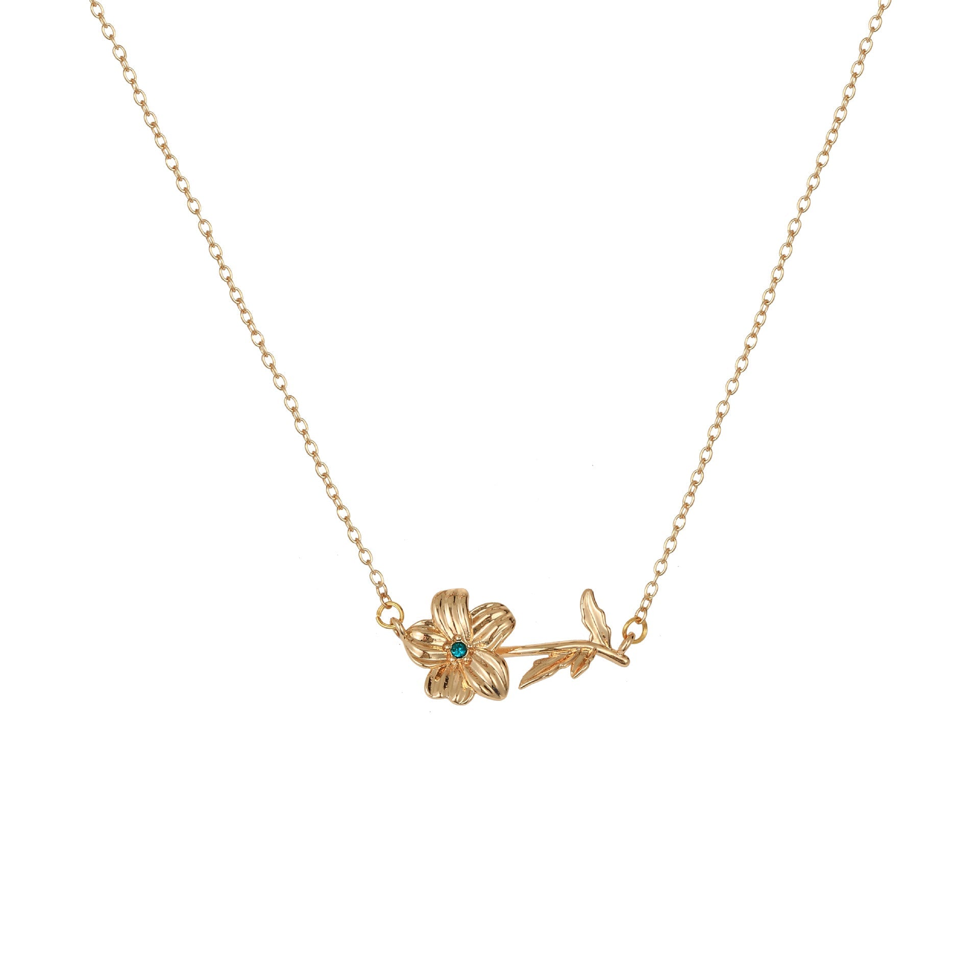 Mama's Bloom Birth Flower Necklace Stella Harte