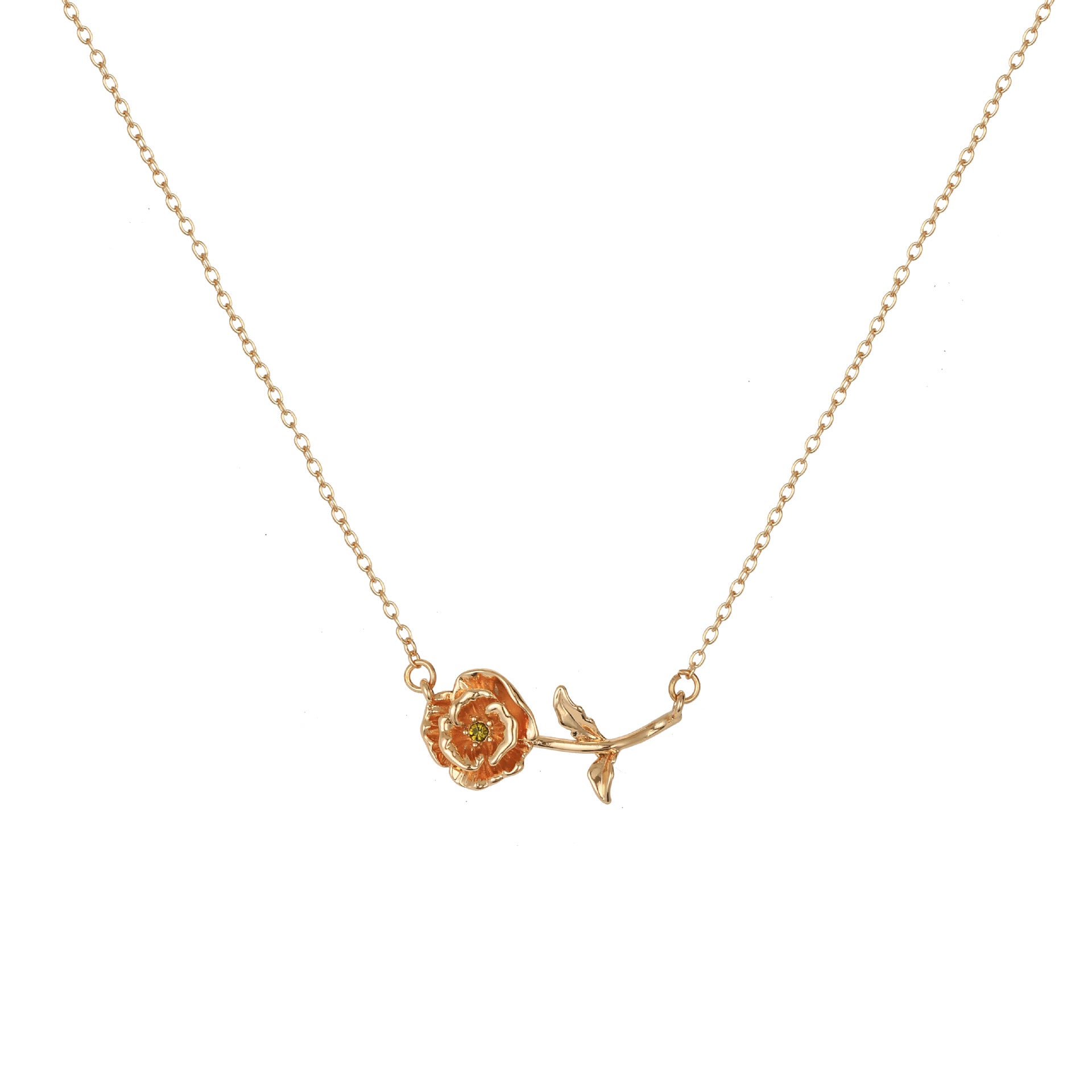Mama's Bloom Birth Flower Necklace