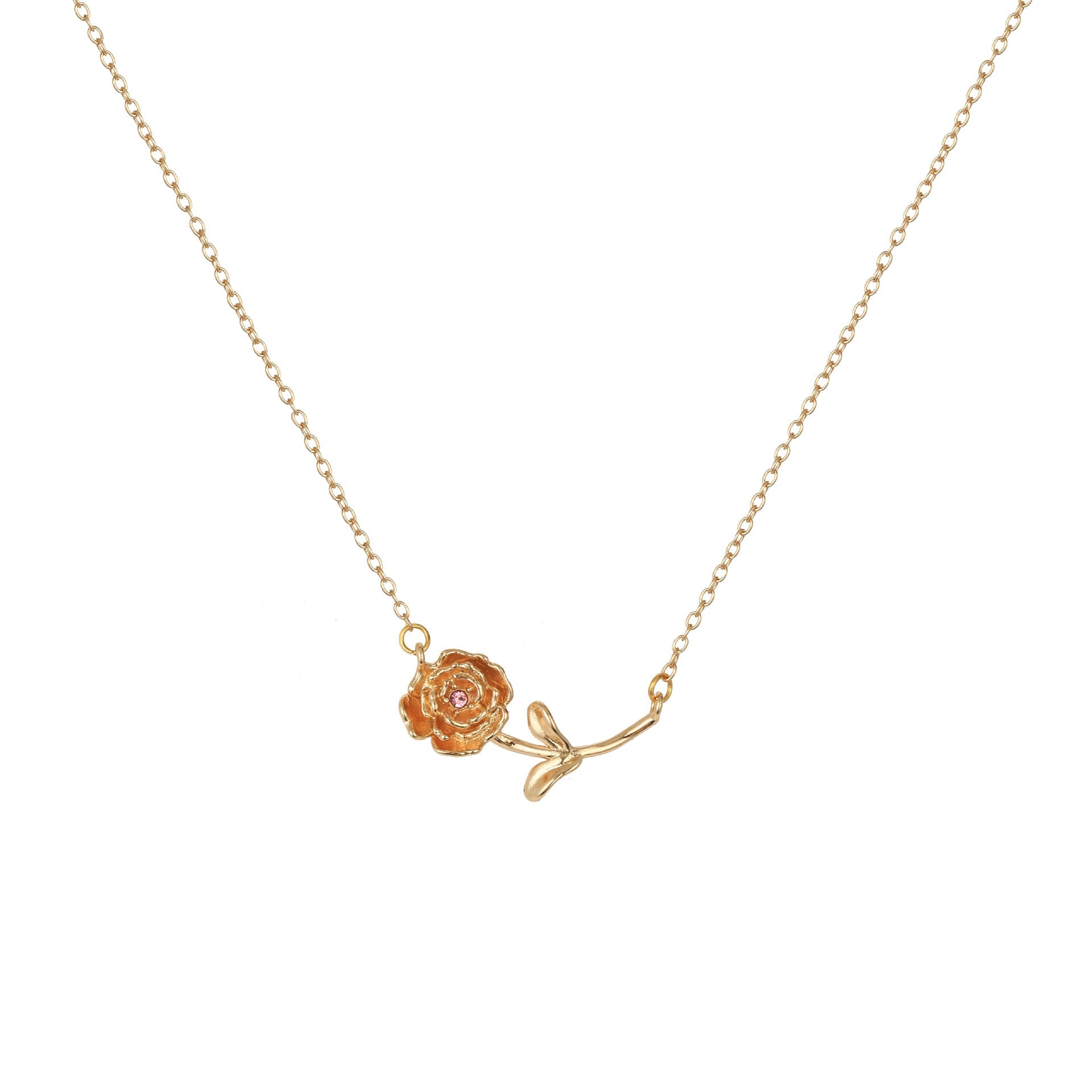 Mama's Bloom Birth Flower Necklace Stella Harte