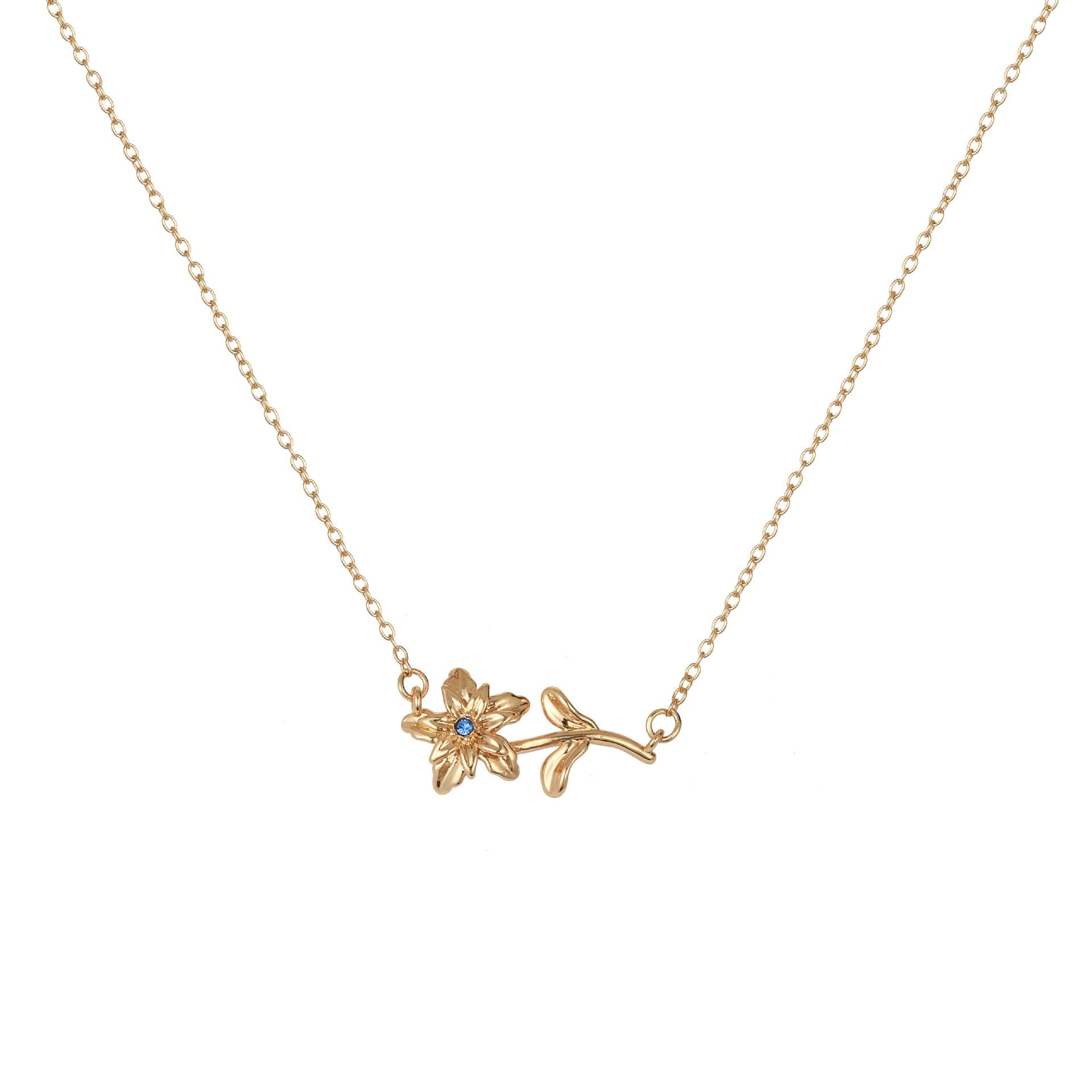 Mama's Bloom Birth Flower Necklace Stella Harte