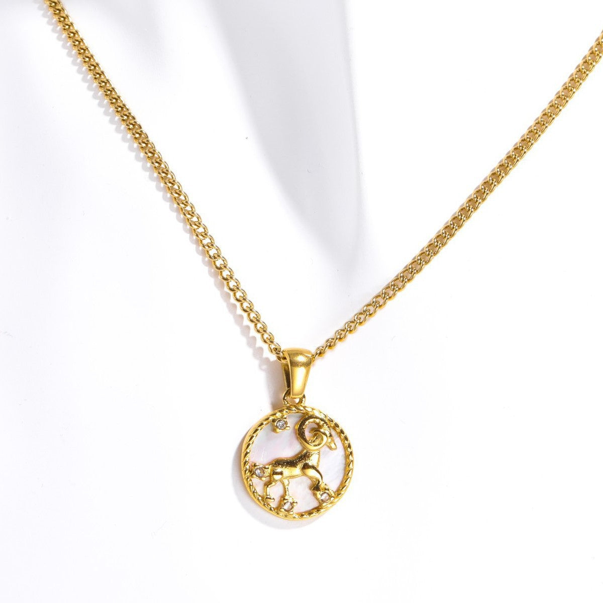 Zodiac Charm Pendant Necklace Stella Harte
