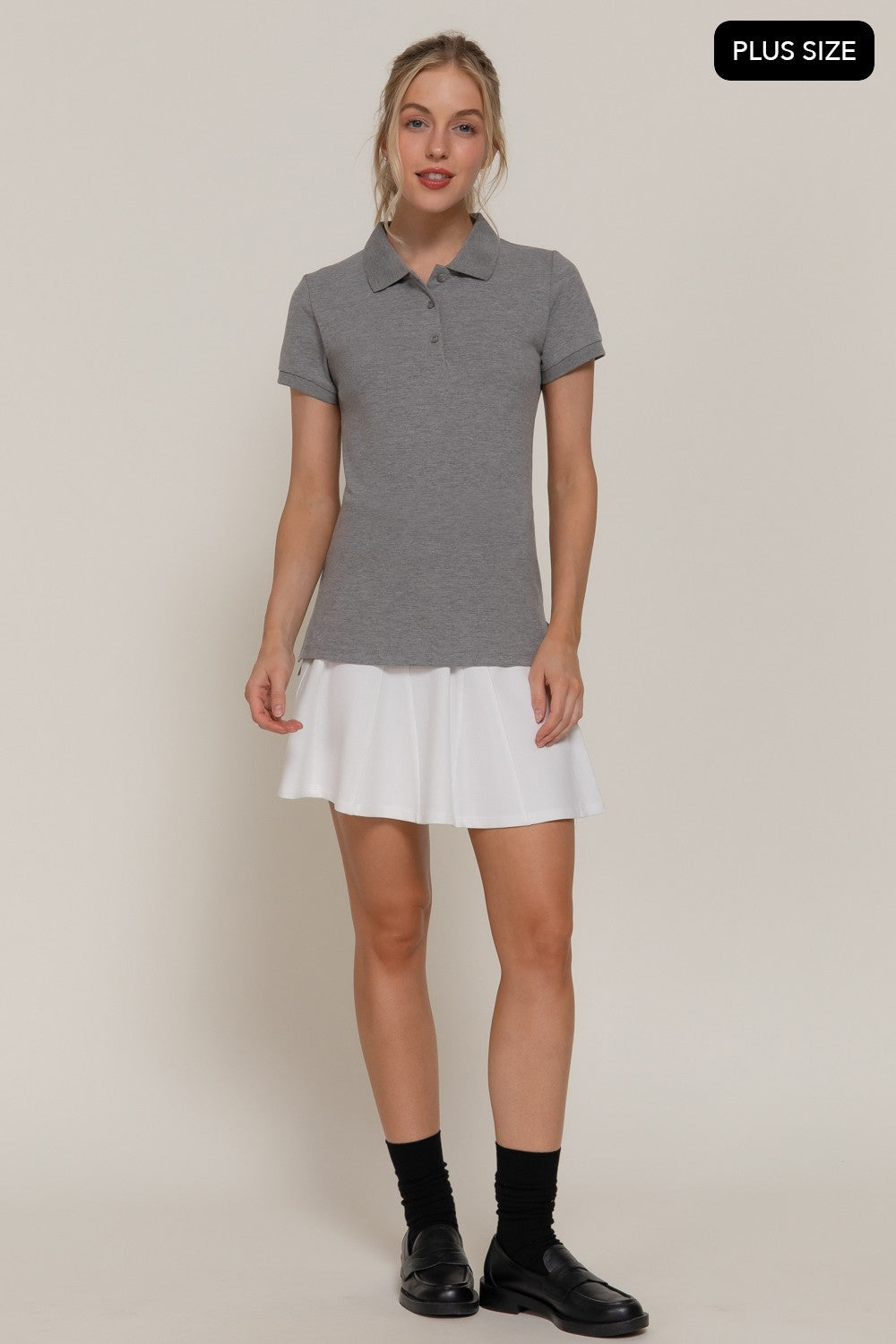 Short Sleeve Classic Pique Polo Top