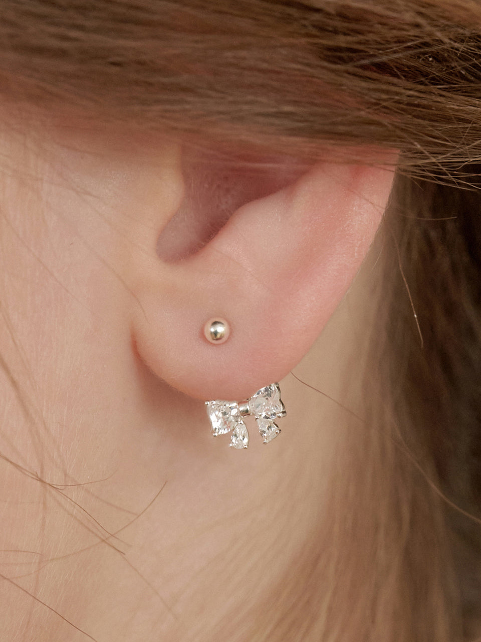 Petite Sparkle Butterfly Earrings Stella Harte
