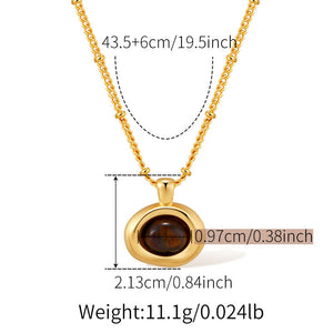 Tiger's Eye Ember Necklace