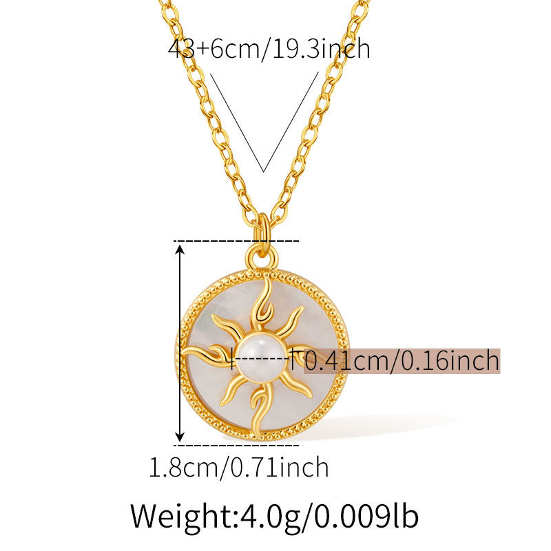 Sun Pearl Radiance Necklace