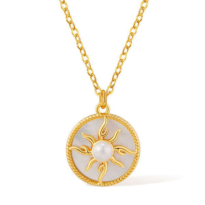 Sun Pearl Radiance Necklace