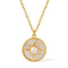 Sun Pearl Radiance Necklace