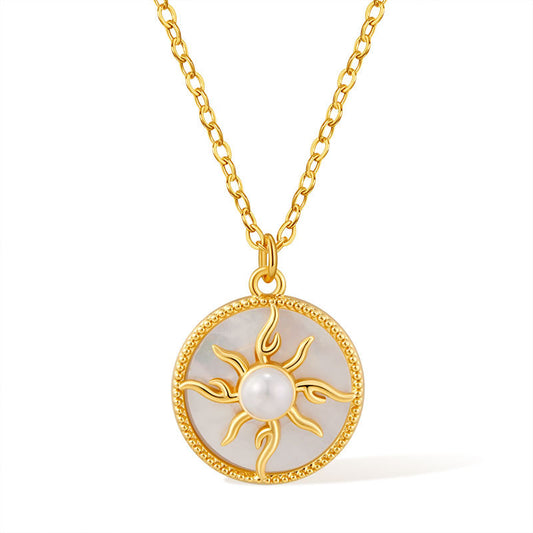 Sun Pearl Radiance Necklace
