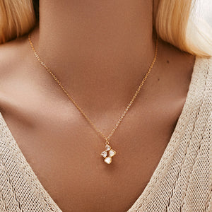 Enchanted Heart Trio Necklace