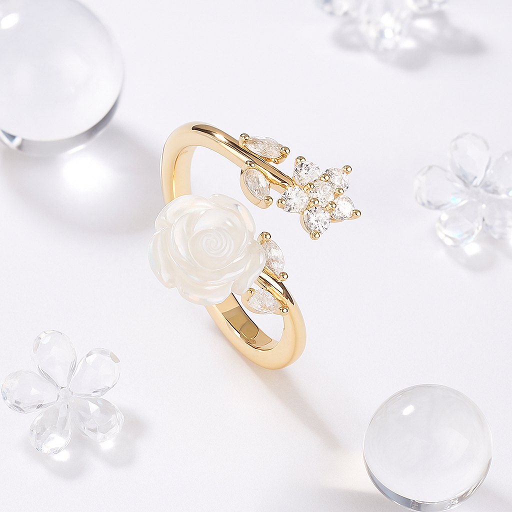 Celina Camellia Ring Stella Harte