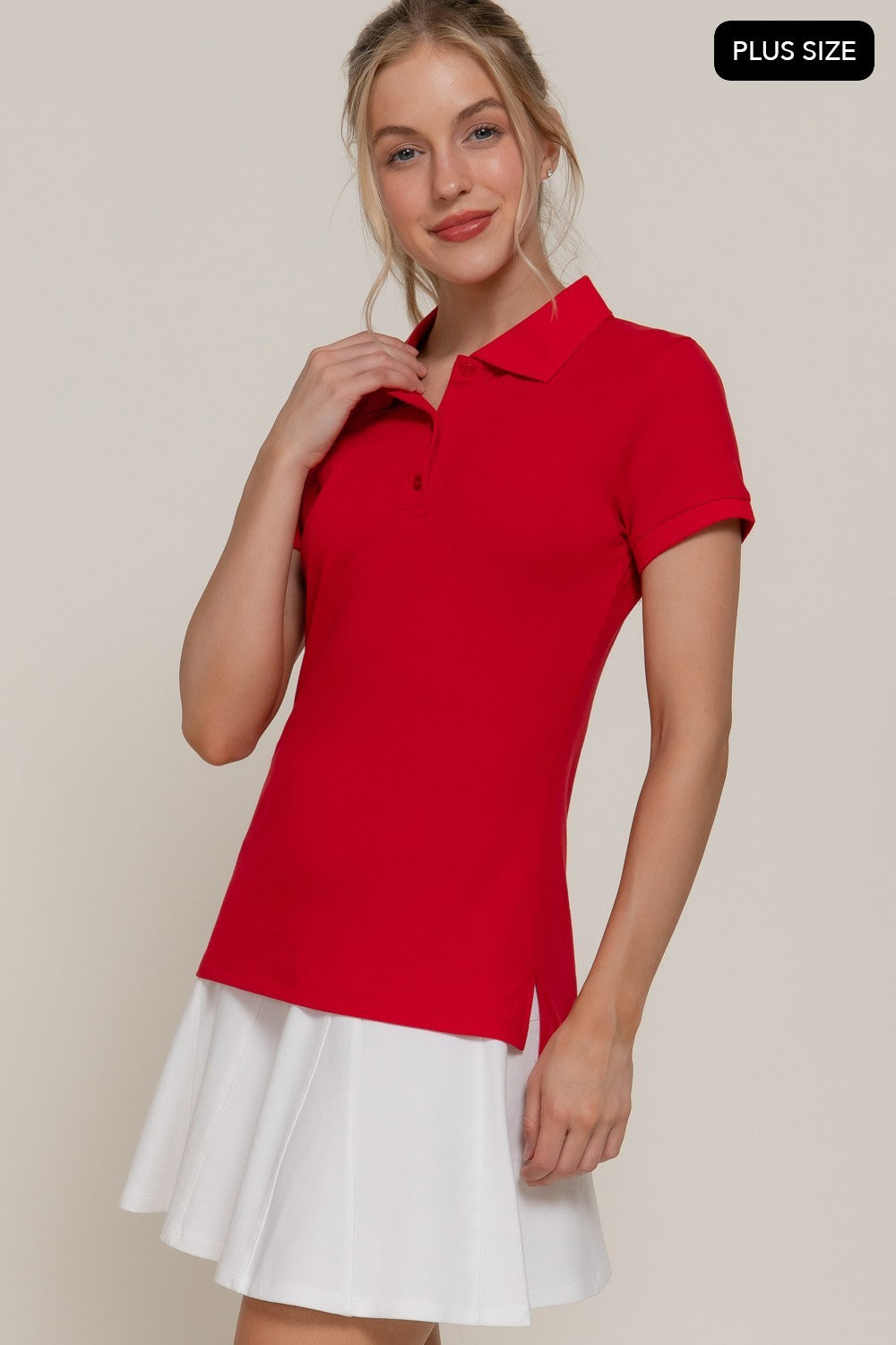 Short Sleeve Classic Pique Polo Top