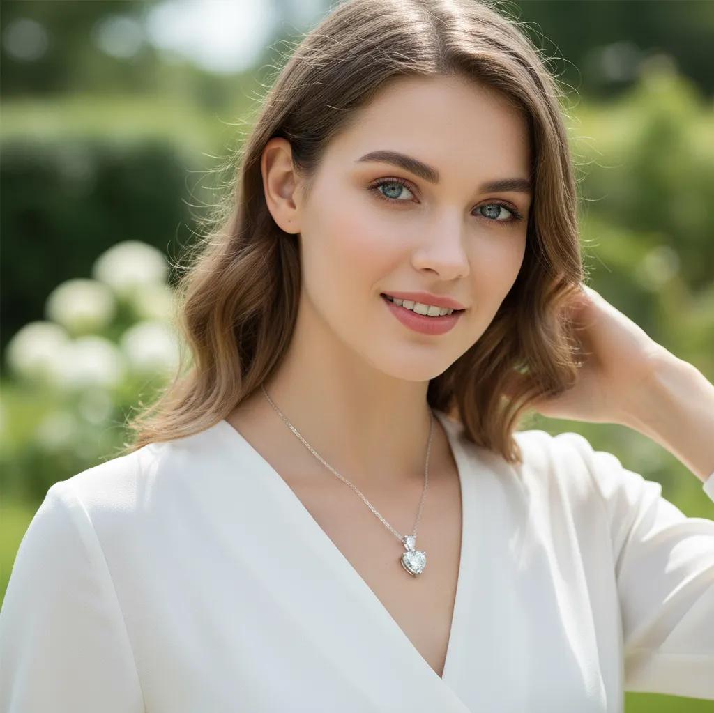 Heart's Eternal Sparkle Necklace Stella Harte