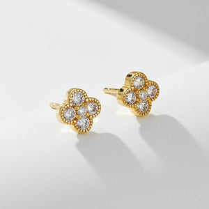 Dazzling Clover Earrings