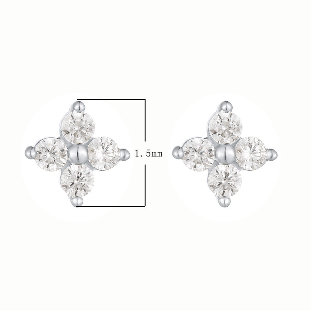 Celestial Cluster Stud Earrings Stella Harte