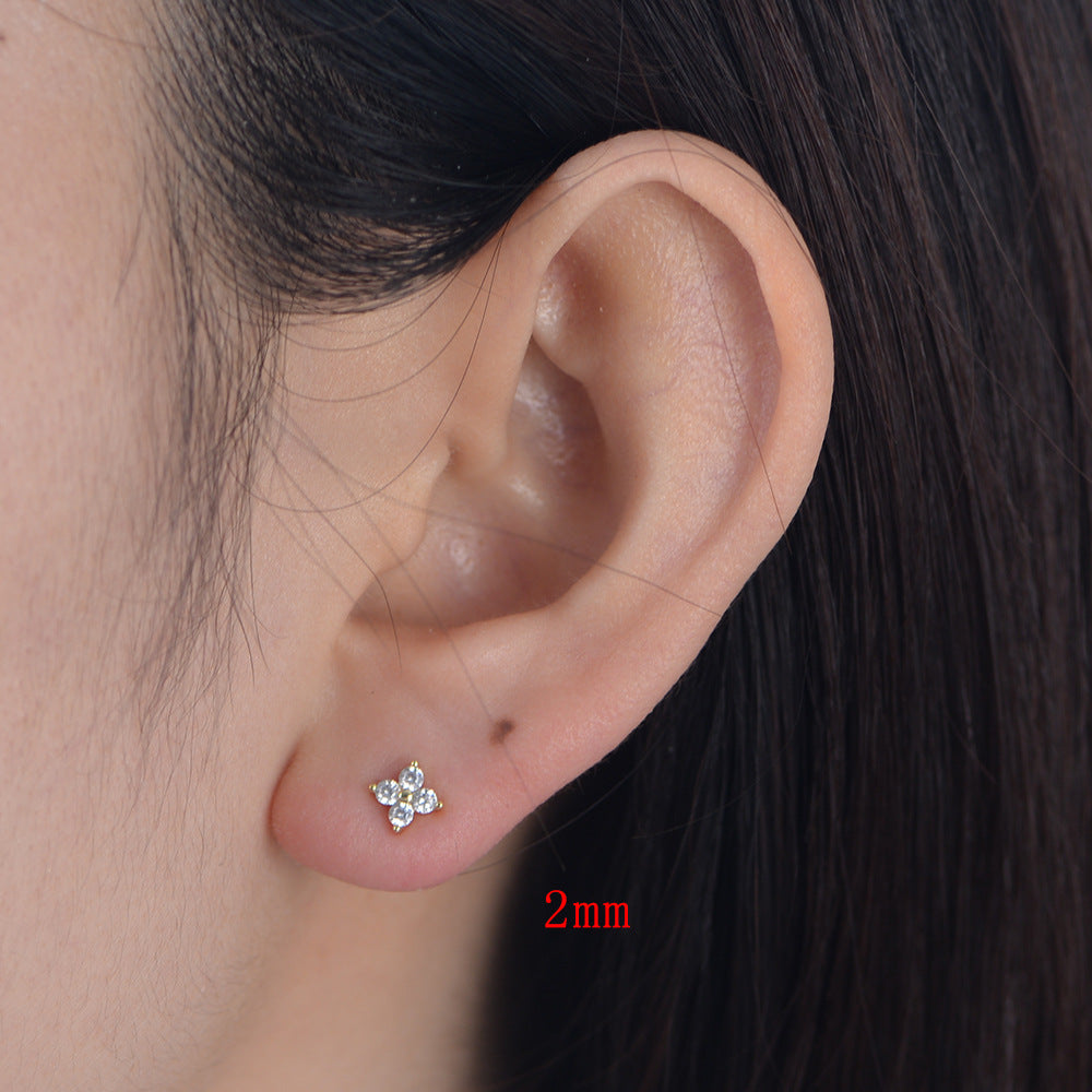 Celestial Cluster Stud Earrings Stella Harte