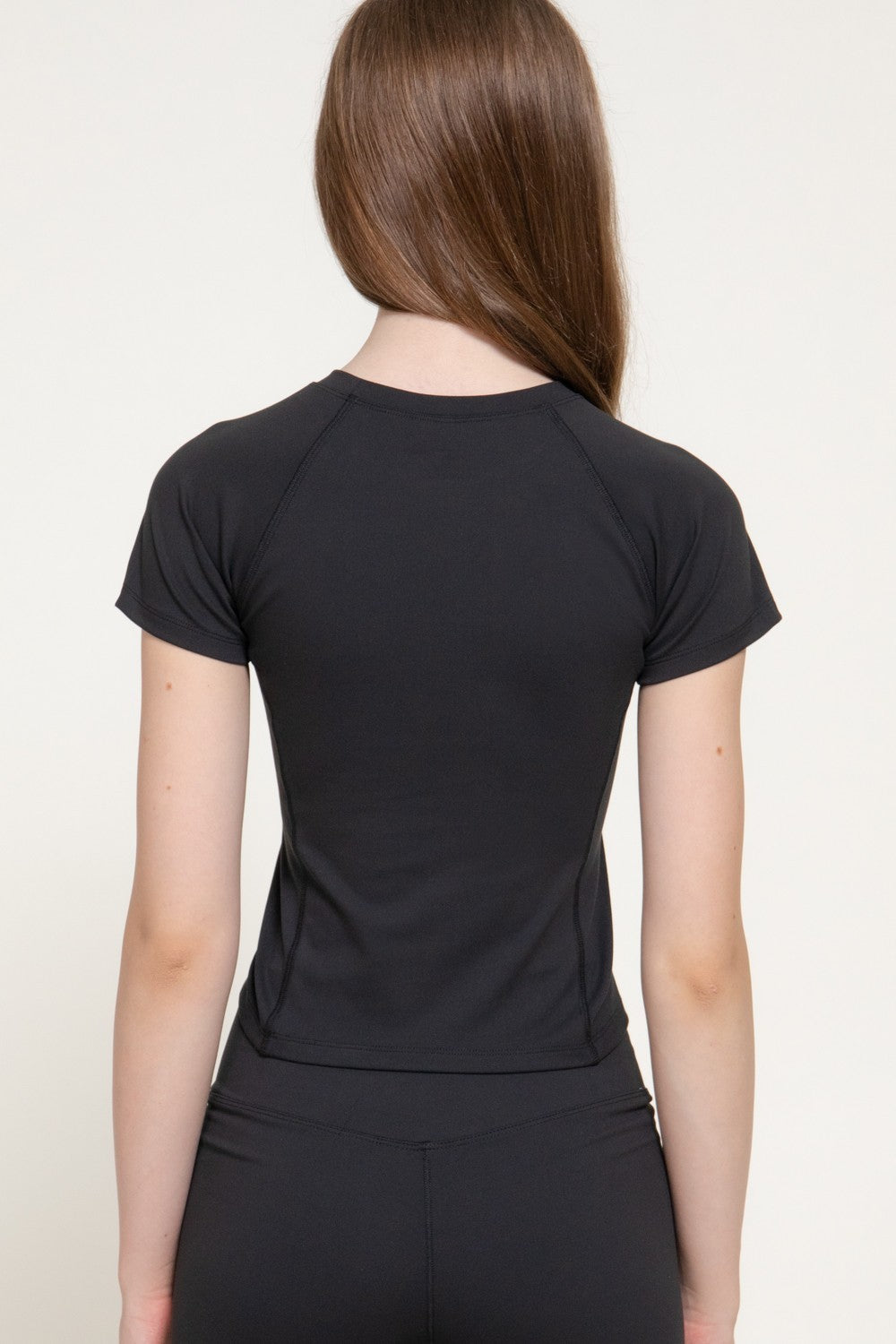 Short Raglan Slv Workout Top