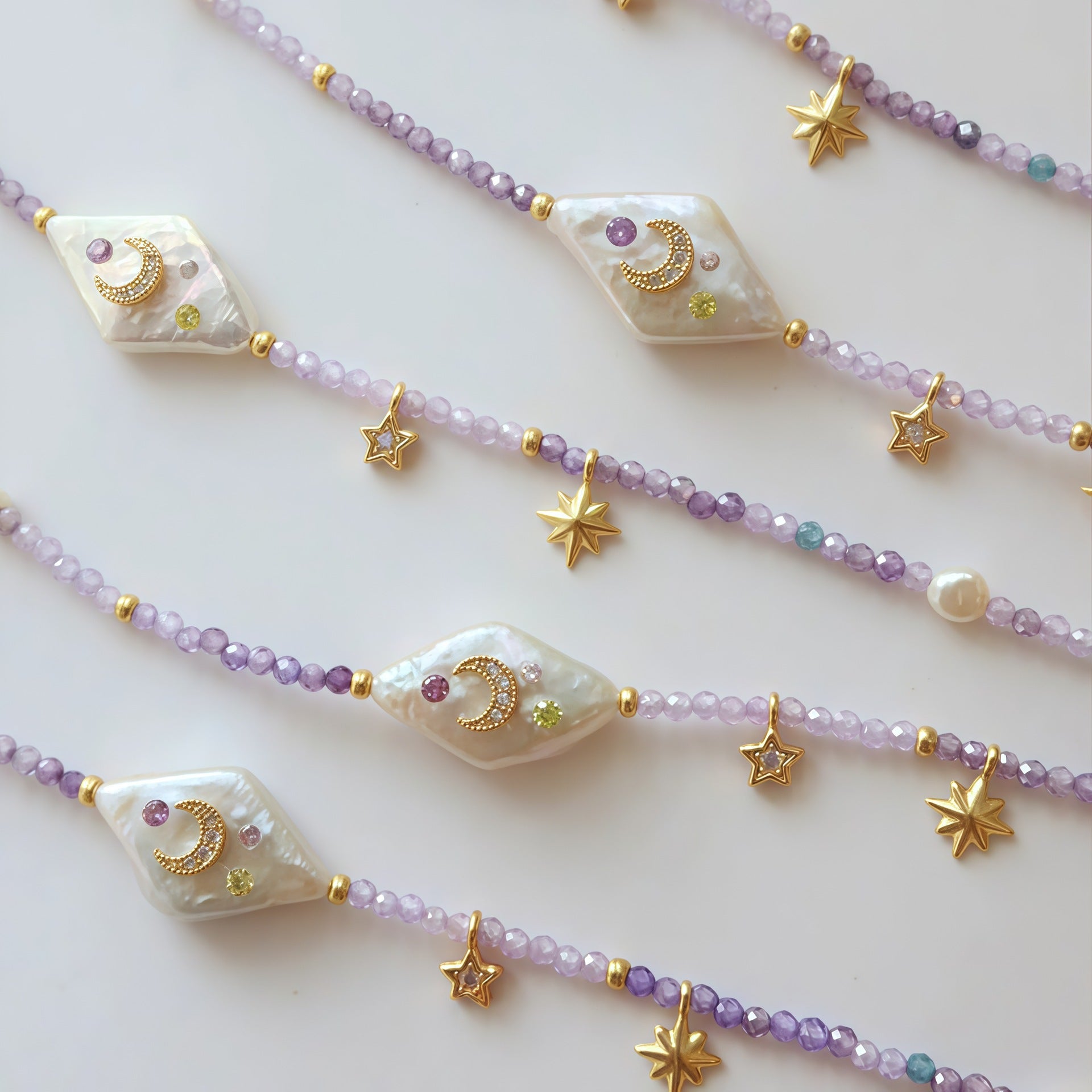 Lunar Pearl Eclipse Necklace Stella Harte