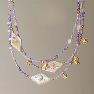 Lunar Pearl Eclipse Necklace