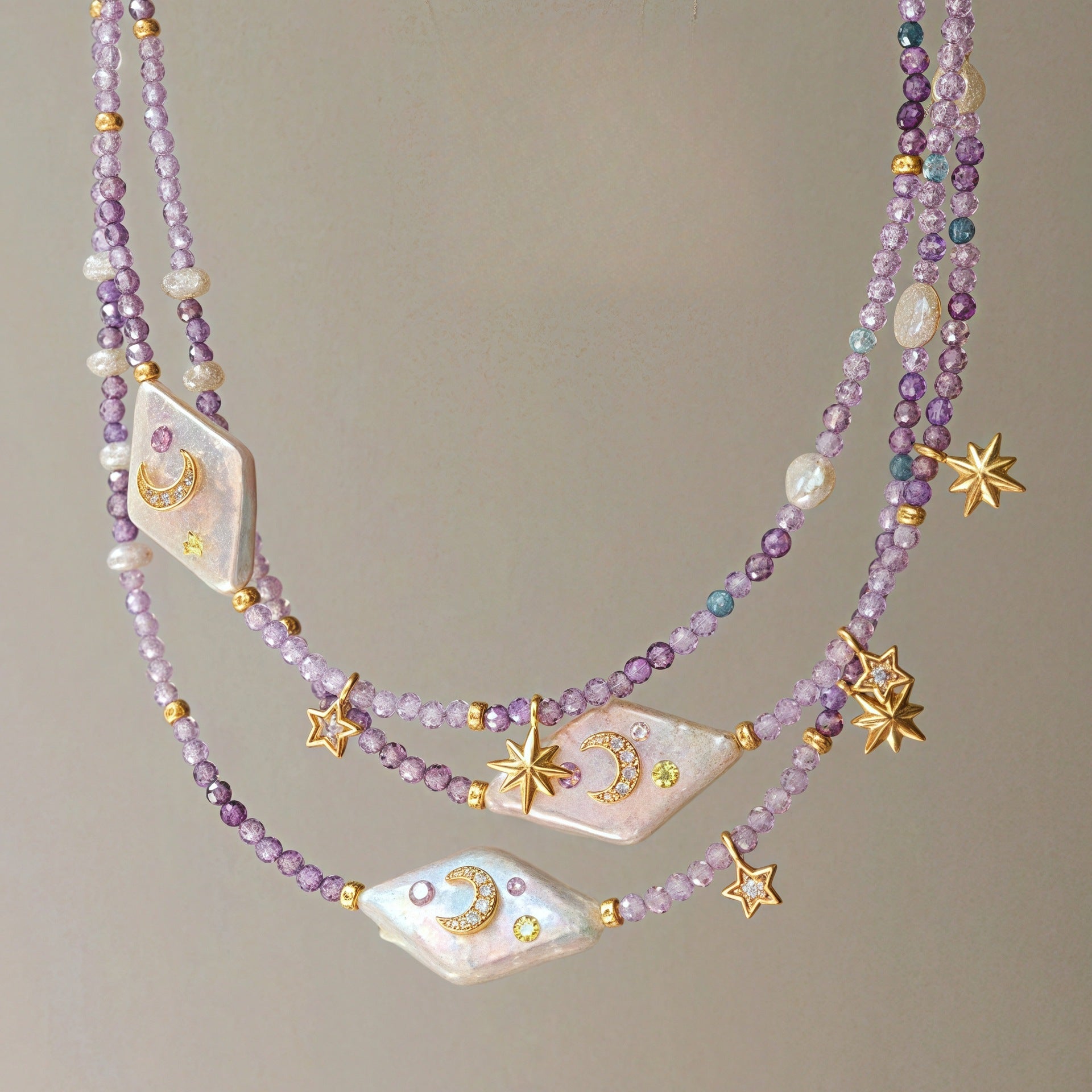 Lunar Pearl Eclipse Necklace Stella Harte