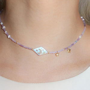 Lunar Pearl Eclipse Necklace