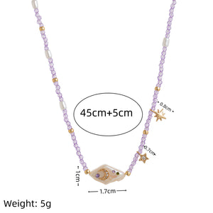 Lunar Pearl Eclipse Necklace