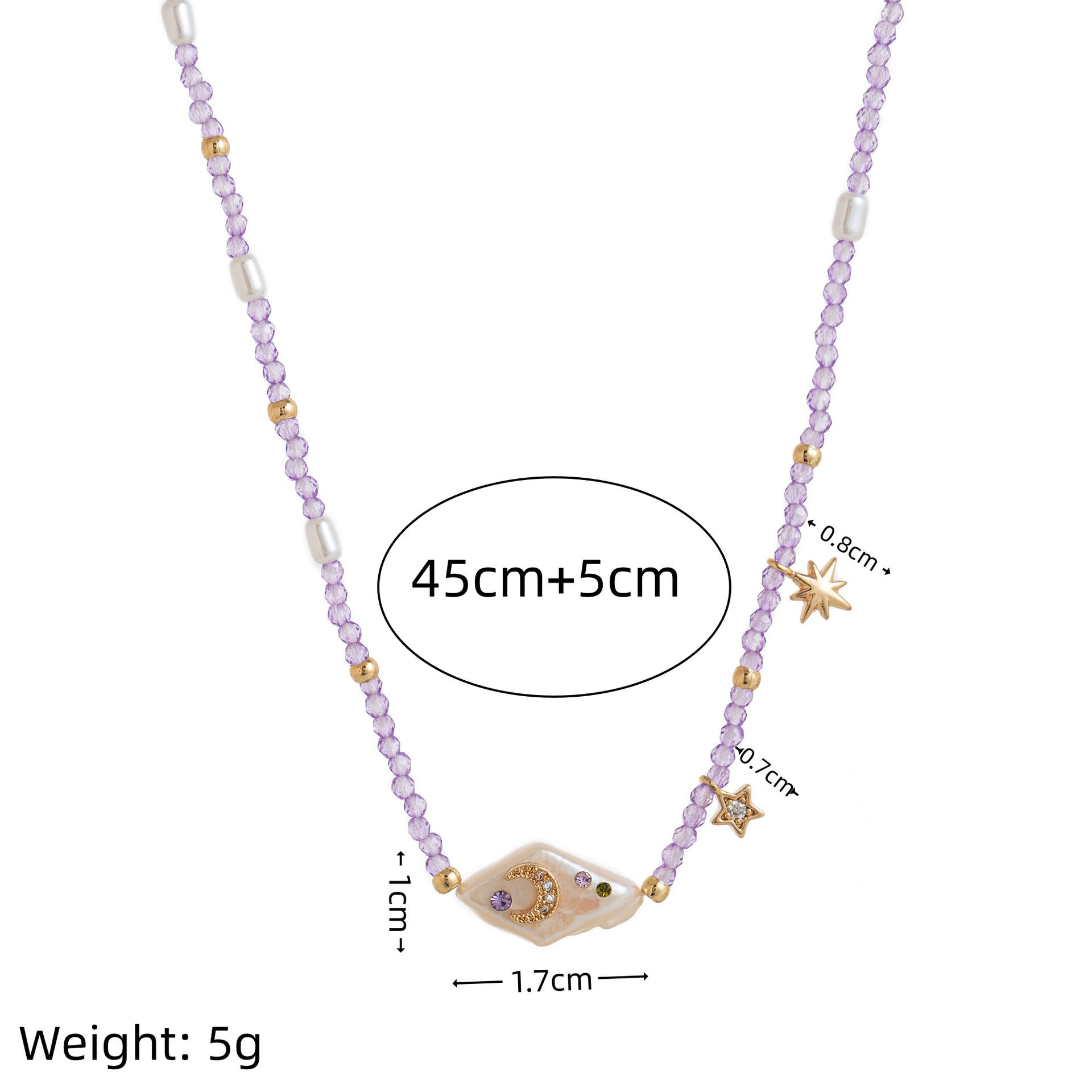 Lunar Pearl Eclipse Necklace Stella Harte